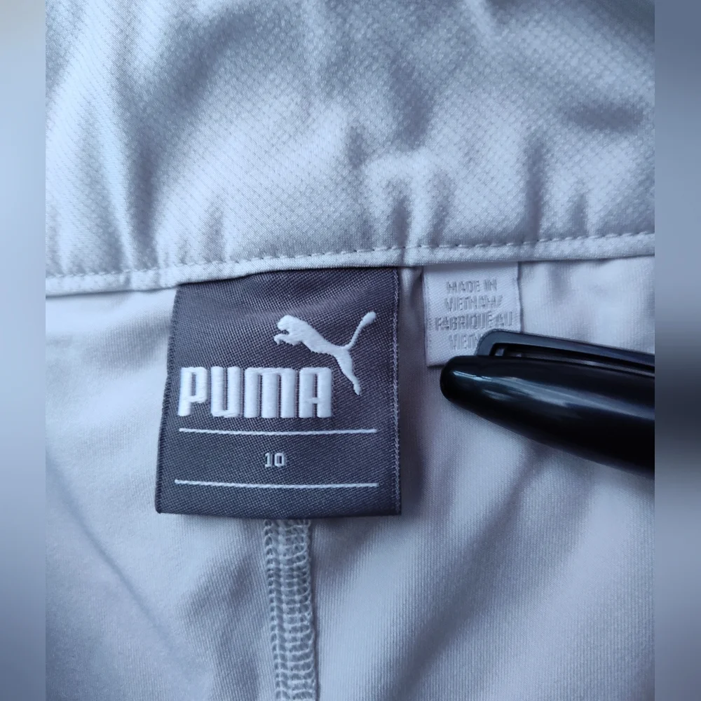 Puma Sz 10  Gray Skort Golf Tennis Walking Sports Volleyball Pickleball Pockets